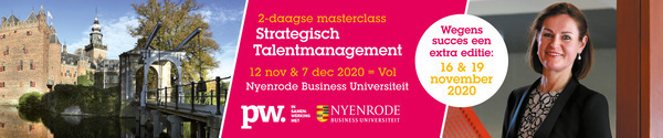 Nyenrode Masterclass Talentmanagement, 16 en 19 november 2020