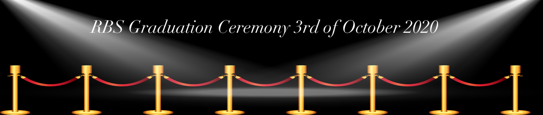 Graduation Ceremony 3 October 2020 - Staff