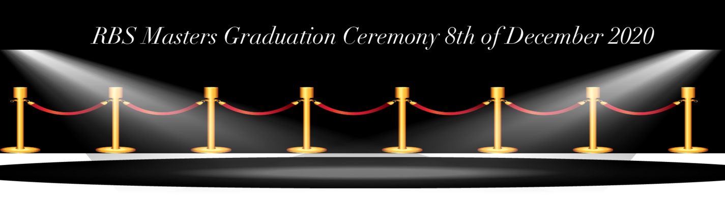 Master Graduation Ceremony 2020