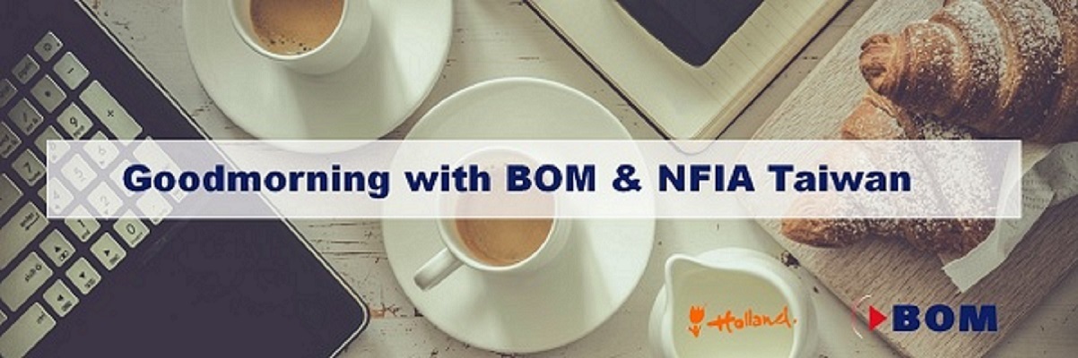 Webinar Taiwan - Morning coffee with BOM and NFIA Taiwan
