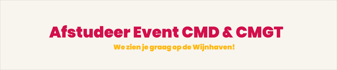 Afstudeer Event CMD & CMGT 2021 | Inschrijven studenten