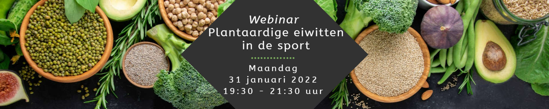 Webinar Plantaardige eiwitten in de sport