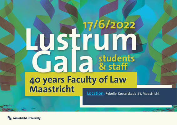 Lustrumgala Students and Staff UM Faculty of Law