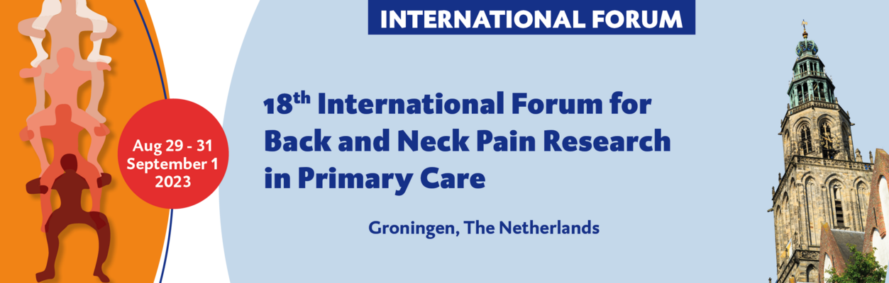 18th International Forum for Back and Neck Pain Research