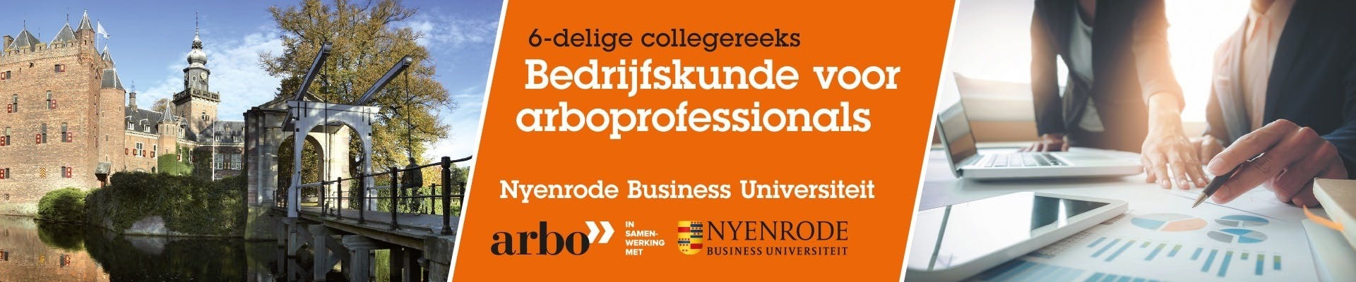 GEANNULEERD - Collegereeks Bedrijfskunde voor arboprofessionals op 5, 12, 19, 26 september, 3 en 10 oktober 2023