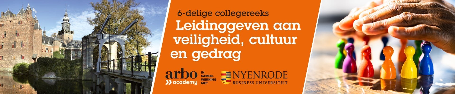 Collegereeks Leidinggeven aan veiligheid, cultuur en gedrag op 7 sept t/m 12 okt 2023