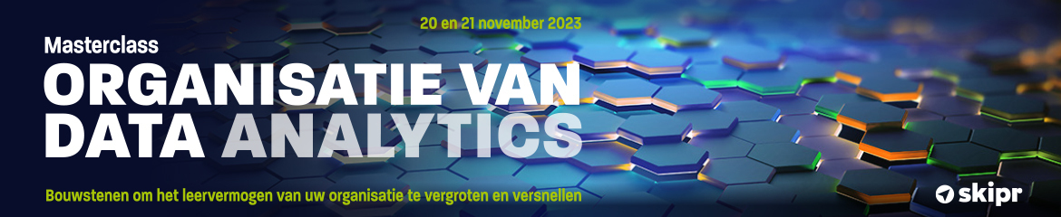 Tweedaagse masterclass Organisatie van data analytics | 20 en 21 november 2023