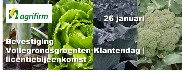 Vollegrondsgroenten Klantendag | licentiebijeenkomst