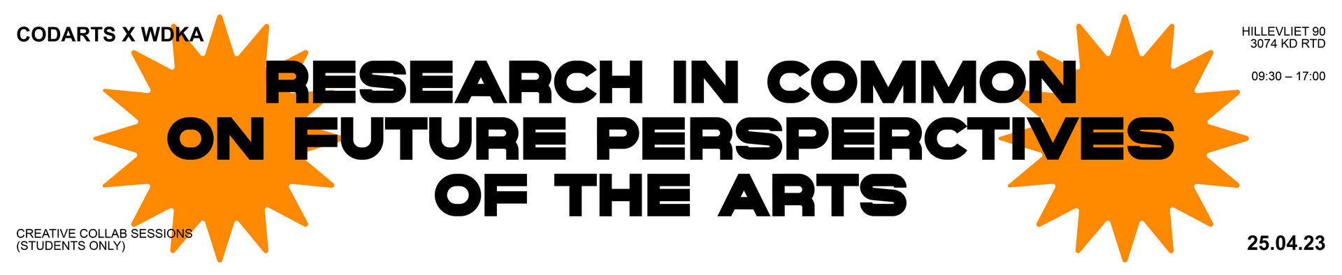 Codarts x WdKA Creative Collab Sessions (students only)
