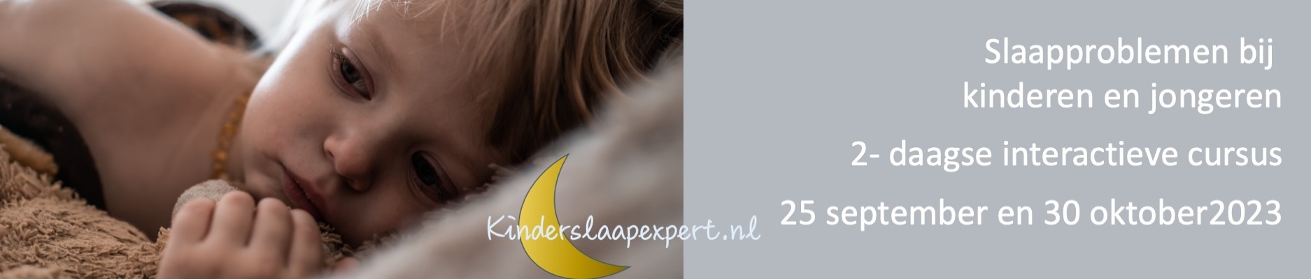 Slaapproblemen bij kinderen en jongeren - 2-daage interactievecursus voor zorgprofessionals najaar 2023