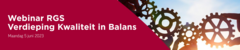 Webinar Resultaatgericht Samenwerken - Verdieping Kwaliteit in Balans