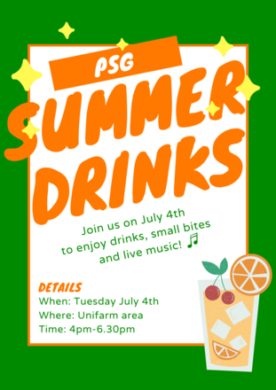 PSG Summer Drinks