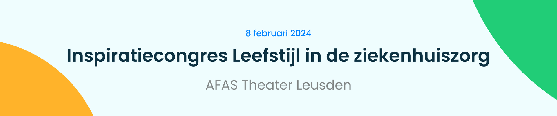 Inspiratiecongres Leefstijl in de ziekenhuiszorg