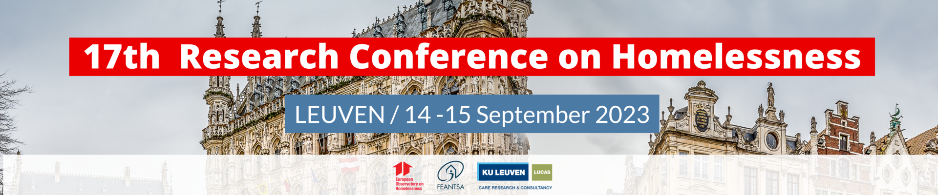 17th European Research Conference on Homelessness