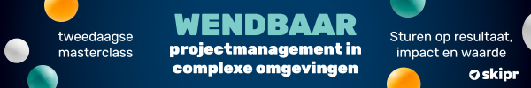 Masterclass Wendbaar projectmanagement in complexe omgevingen | 18 en 19 april 2024