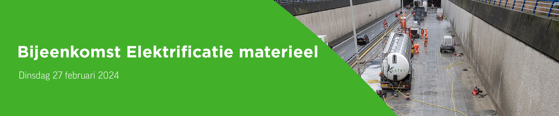 Bijeenkomst Elektrificatie materieel