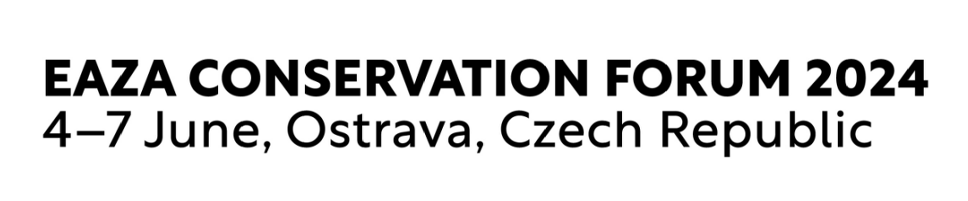 EAZA CONSERVATION FORUM 2024