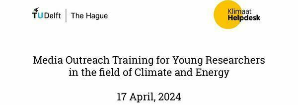 Media Outreach Training for Young Researchers 2024