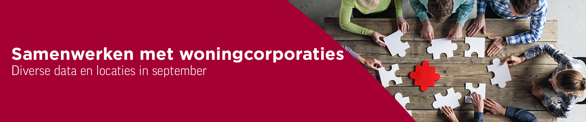 Samenwerken met woningcorporaties