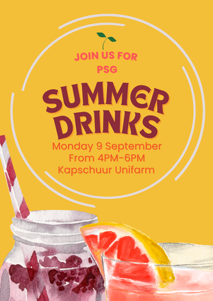 PSG Summer Drinks - 2024