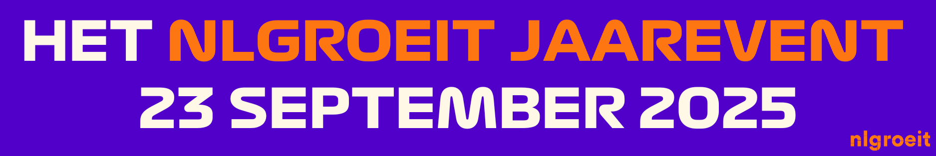 23 september 2025 l nlgroeit Jaarevent