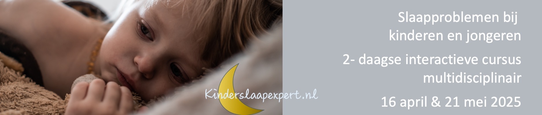 Slaapproblemen bij kinderen en jongeren - 2-daagse interactieve cursus voor zorgprofessionals voorjaar 2025