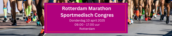 (2025) Rotterdam Marathon Sportmedisch Congres