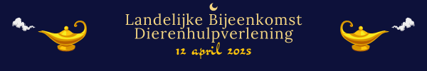 Landelijke Bijeenkomst Dierenhulpverlening- 12 april 2025
