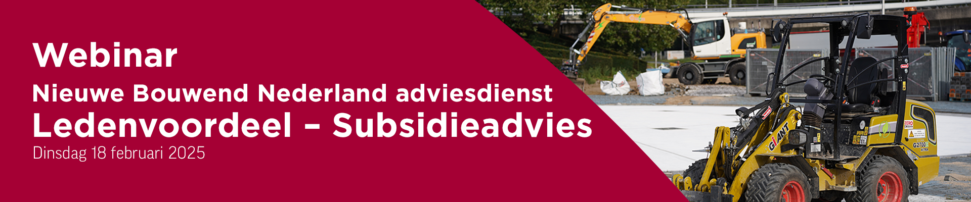 Webinar | Nieuwe Bouwend Nederland adviesdienst | Ledenvoordeel – Subsidieadvies