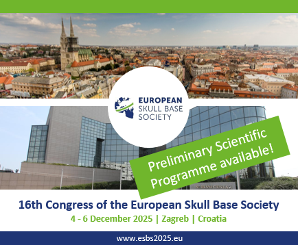 16th Congress of the European Skull Base Society, 4 - 6 December 2025