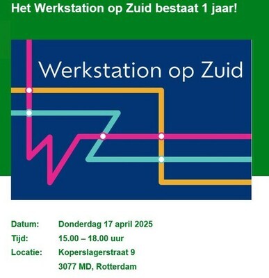 1 Jarig bestaan  Werkstation Zuid (Extern)