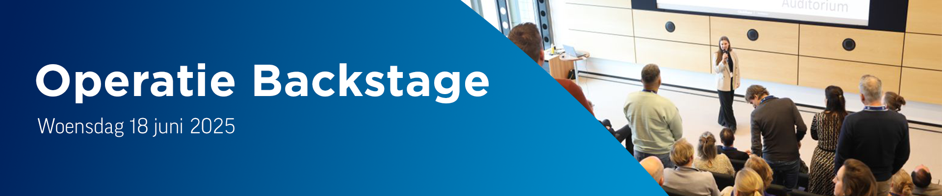 Operatie Backstage regio Zuid