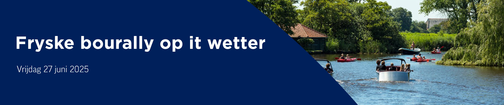 Fryske bourally op it wetter