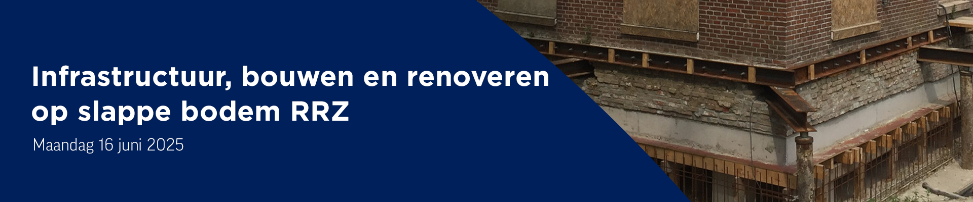 Infrastructuur, bouwen en renoveren op slappe bodem RRZ
