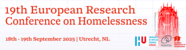19th European Research Conference on Homelessness