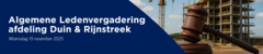 Algemene Ledenvergadering Duin & Rijnstreek