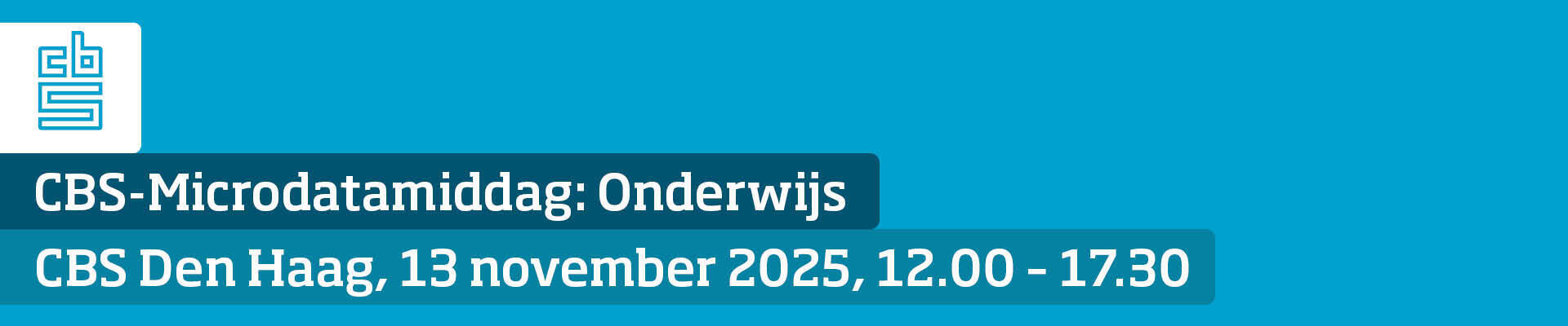CBS-Microdatamiddag: Onderwijs