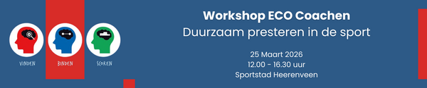 Workshop ECO-Coachen – duurzaam presteren in de sport