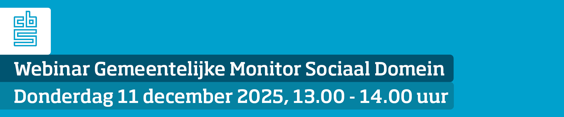 Webinar Gemeentelijke Monitor Sociaal Domein