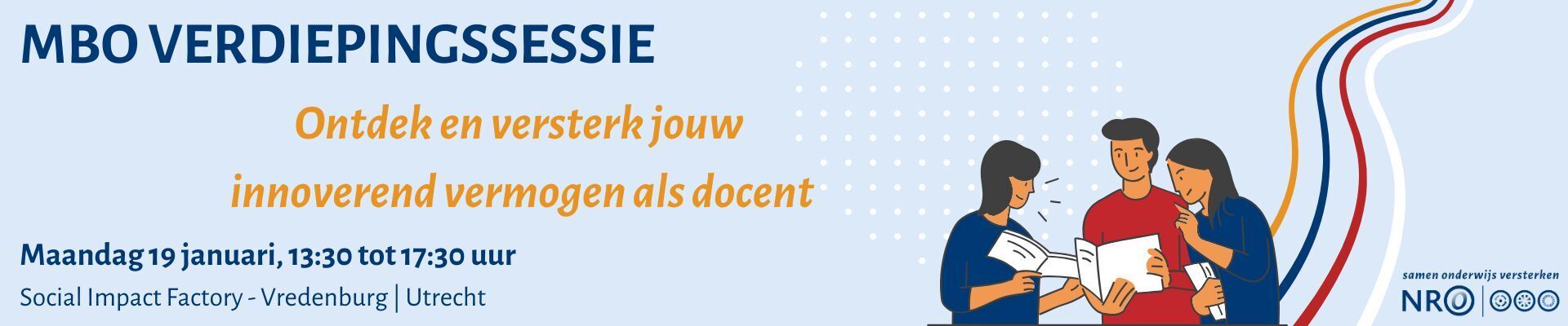 Mbo verdiepingssessie: Innoverend vermogen van docenten in het mbo