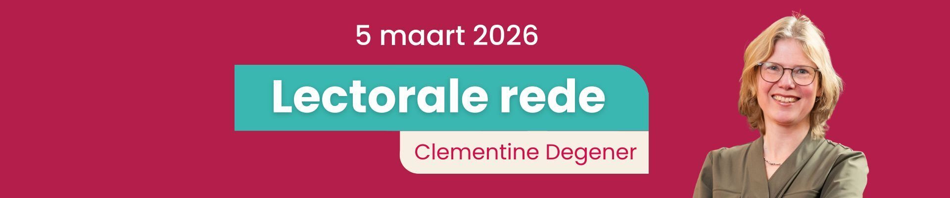 Lectorale rede Clementine Degener