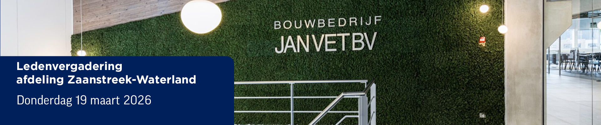 Ledenvergadering afdeling Zaanstreek-Waterland