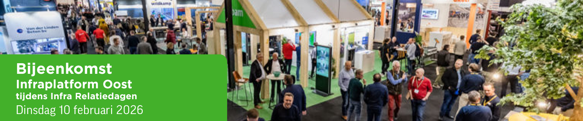 Bijeenkomst Infraplatform Oost tijdens Infra Relatiedagen