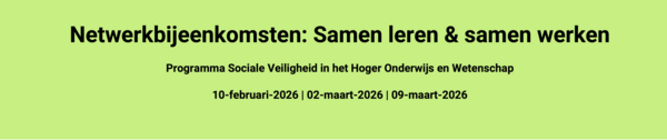 Netwerkbijeenkomsten: Samen leren & samen werken 