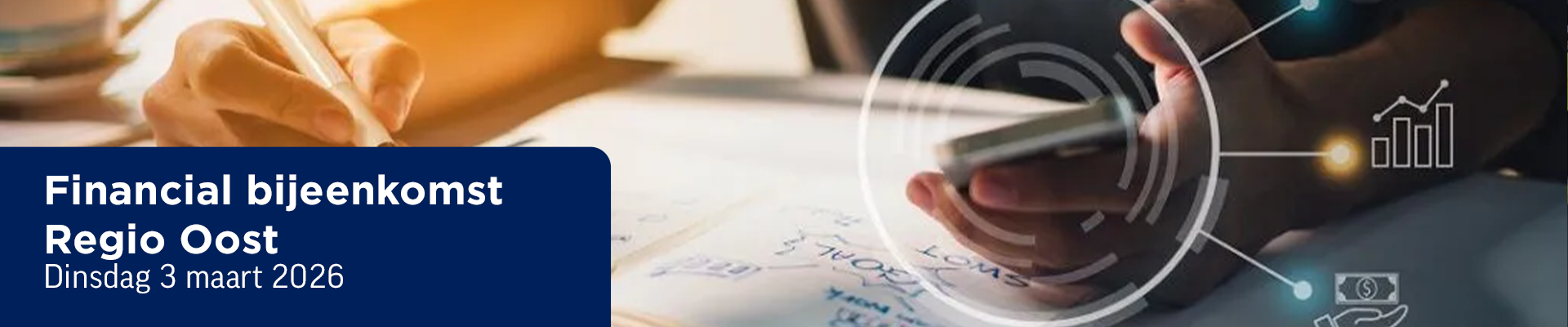 Financial bijeenkomst Regio Oost