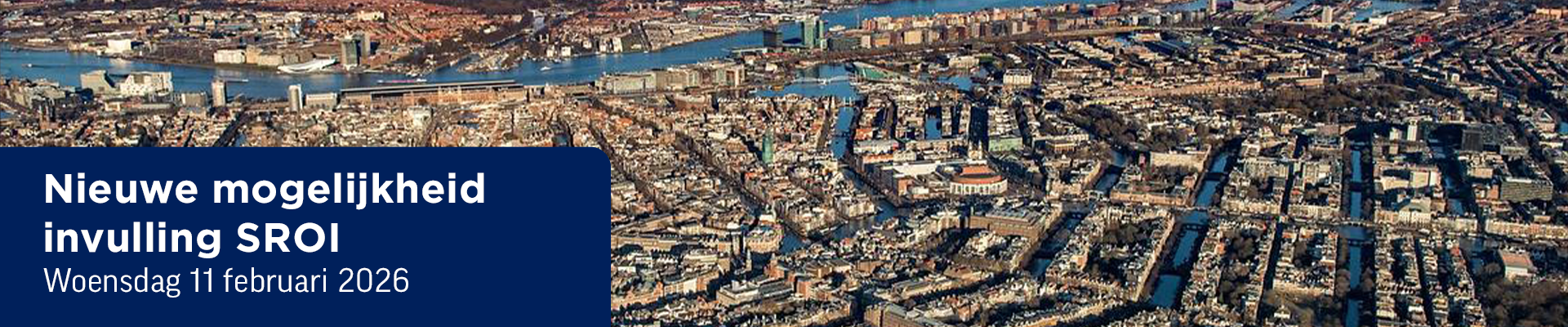 Nieuwe mogelijkheid invulling SROI