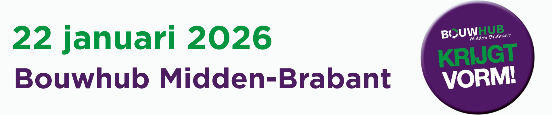 Kennisevent Bouwhub Midden Brabant