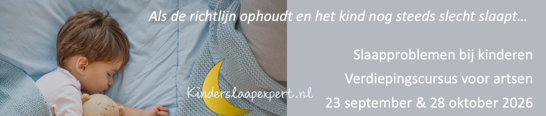Slaapproblemen bij kinderen - verdiepingscursus voor artsen 2026
