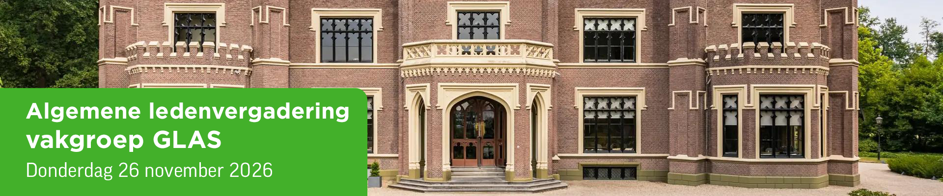 Algemene ledenvergadering vakgroep GLAS