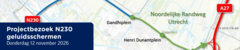 Projectbezoek N230 geluidsschermen Infraplatform RRN
